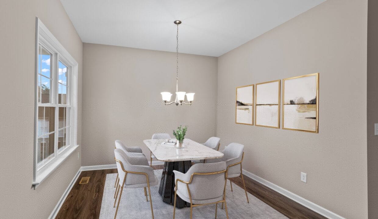 6067 Frye Bridge Road Staged Dining Room 1