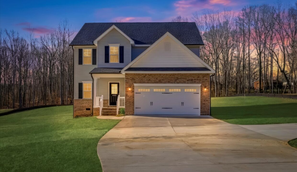 02-6061 Frye Bridge Road Front Twilight Enhanced 2